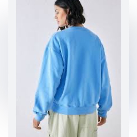 Fiorucci ANGELS SWEATSHIRT blue oversized S - Picture 4 of 12